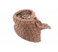 Schal mit Knopf (beige)