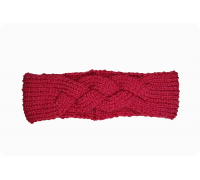 Stirnband Geflochten (rot)