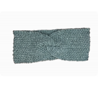 Stirnband Twist (hellgrau)
